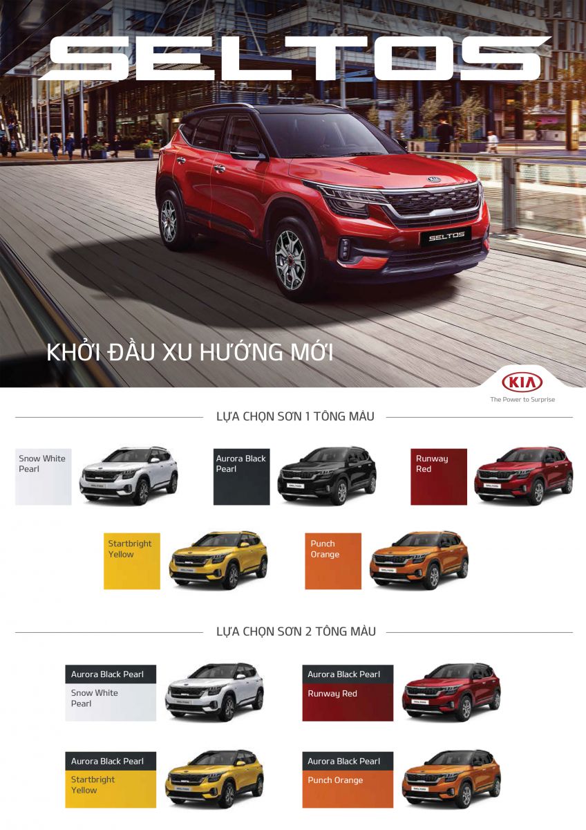 Màu sắc KIA Seltos